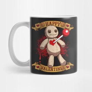 Happy Valentines Voodoo Doll Mug